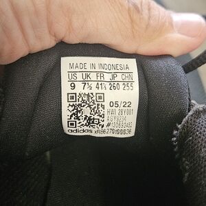 Adidas Black Athletic Shoes